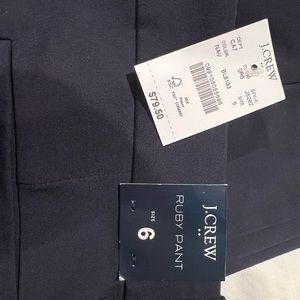 Full-length Ruby Pant in stretch twill - J Crew Navy Dress Pants Size 6 NWT